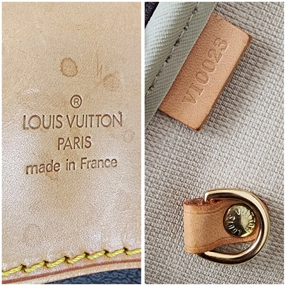 Auth Louis Vuitton Alize 24 Heures Monogram Travel Bag
